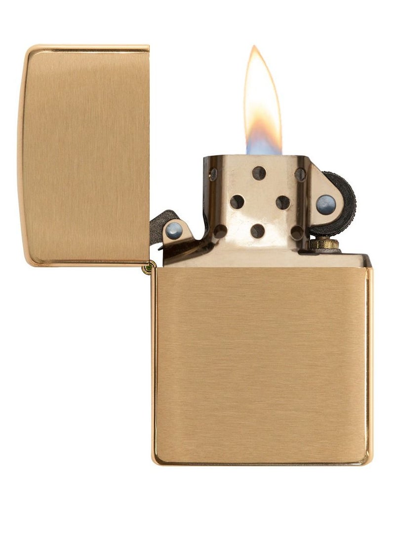 Zippo 204B ولاعة كلاسيكية من النحاس المصقول مقاومة للرياح - Image 3