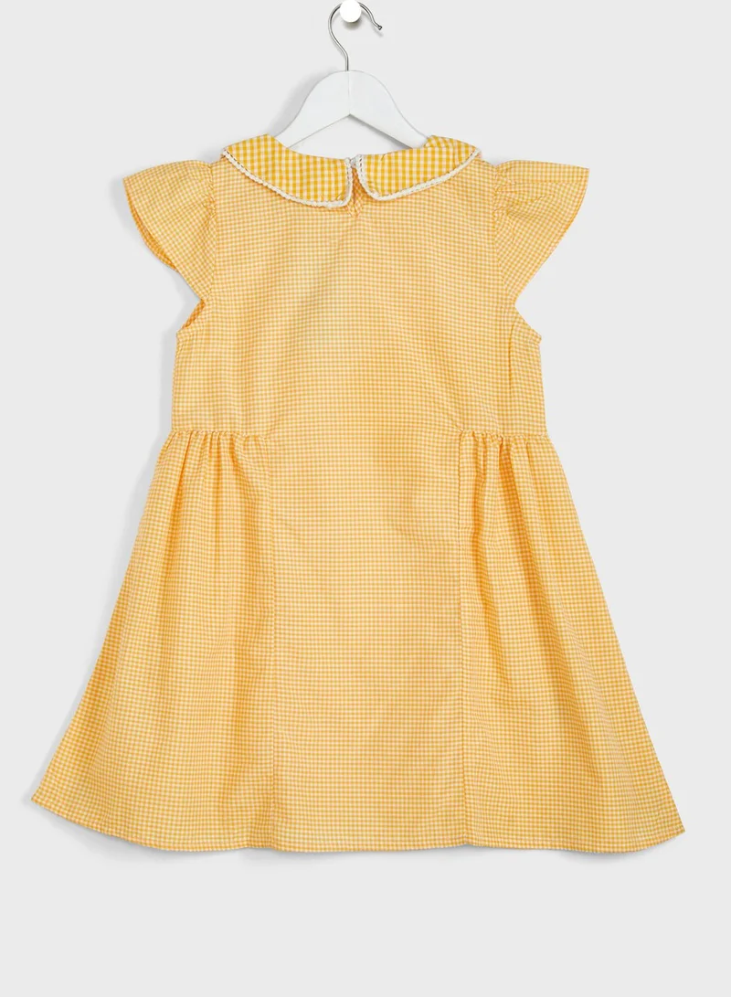 Pinata Woven Check Dress