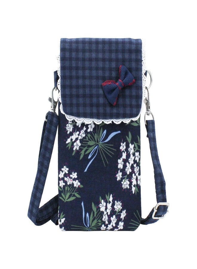 WisePoint Small Phone Purse for Women, Cotton Crossbody Phone Purse Cell Phone Purse with Zipper, Smartphone Crossbody Bag (style 1) - Image 1