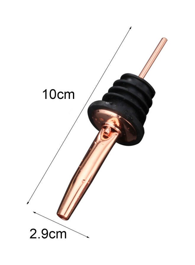 NIBEMINENT Stainless Steel Wine Pourer Rose Gold/Black - Image 2