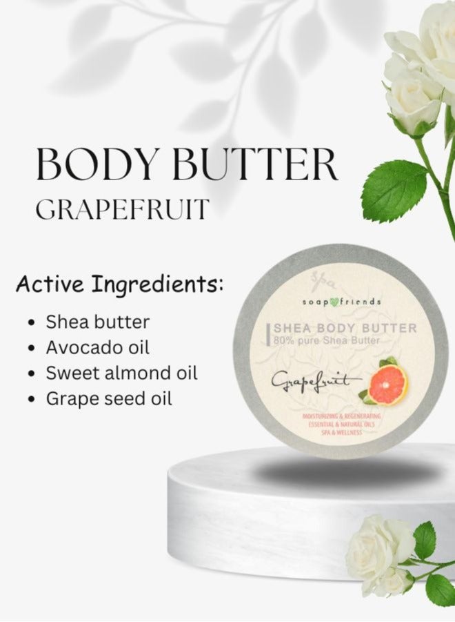 Soap&Friends Grapefruit 80% Shea Butter Moisturizer with Avocado Oil - 200 ml - Image 4