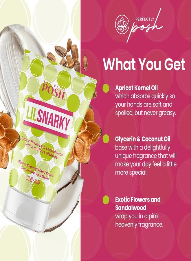 Perfectly Posh - Snarky Hand Crème - Moisturizing Hand Cream - 89 ml - Image 4