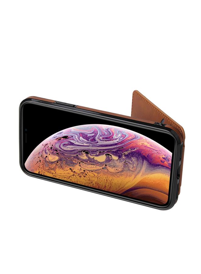 اس-توب جراب لهاتف iPhone X / XS مصنوع من الجلد الناعم وحقيبة محفظة وحافظة هاتف - Image 4