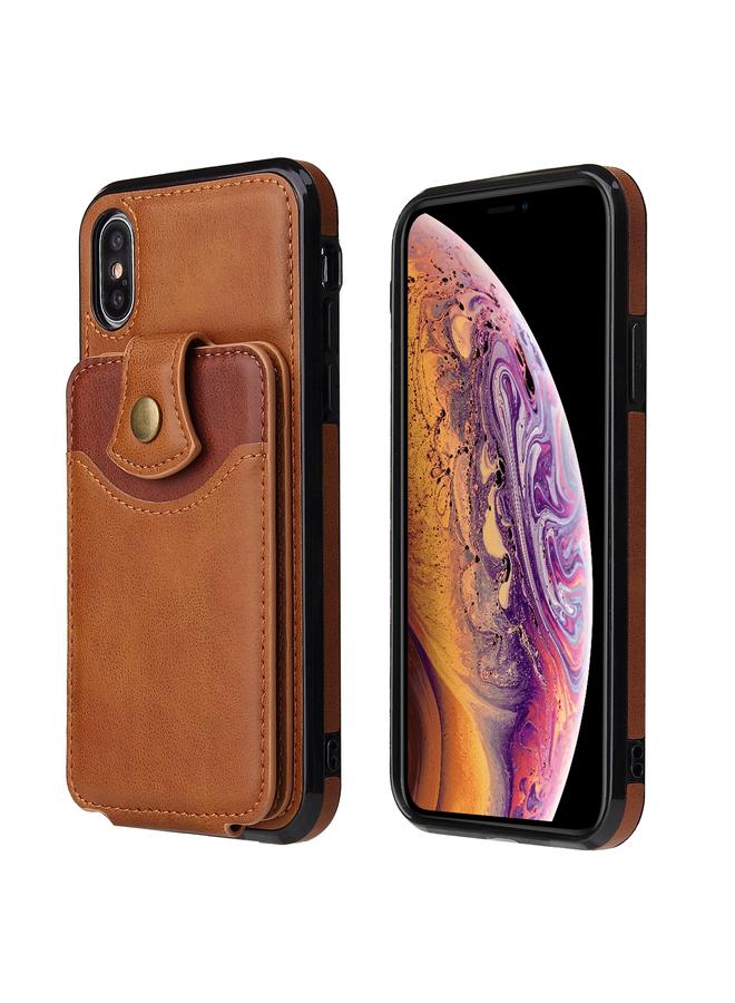 اس-توب جراب لهاتف iPhone X / XS مصنوع من الجلد الناعم وحقيبة محفظة وحافظة هاتف - Image 2