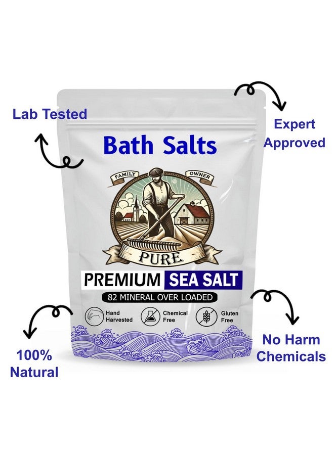 LibidSafe LibiSafe Pure & Natural Organi 400GM Crystal Bath Salt - Calming, Relaxing, Spa, Pain Relief for Men and Women, Negative Energy Detox, Sea Salt - Image 2