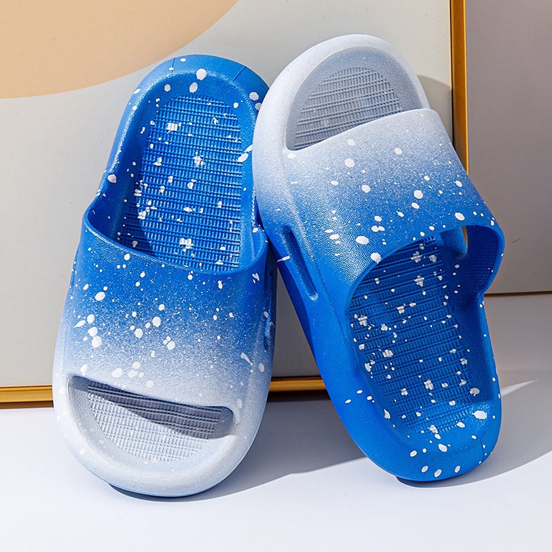 Summer Gradient Children'S Slippers New Boys' And Girls' Sandals Indoor And Outdoor Home Parent-Child Slippers - Image 1