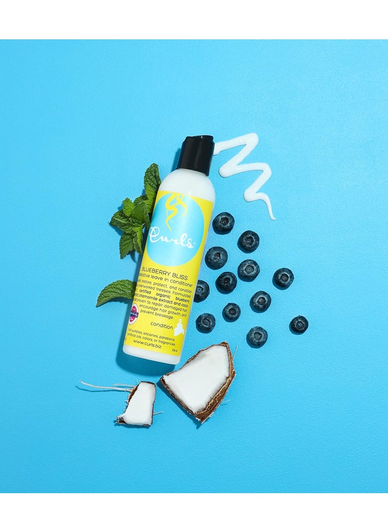 Curls Curls Blueberry Bliss Reparative Leave In Conditioner 80 Oz  - Image 4