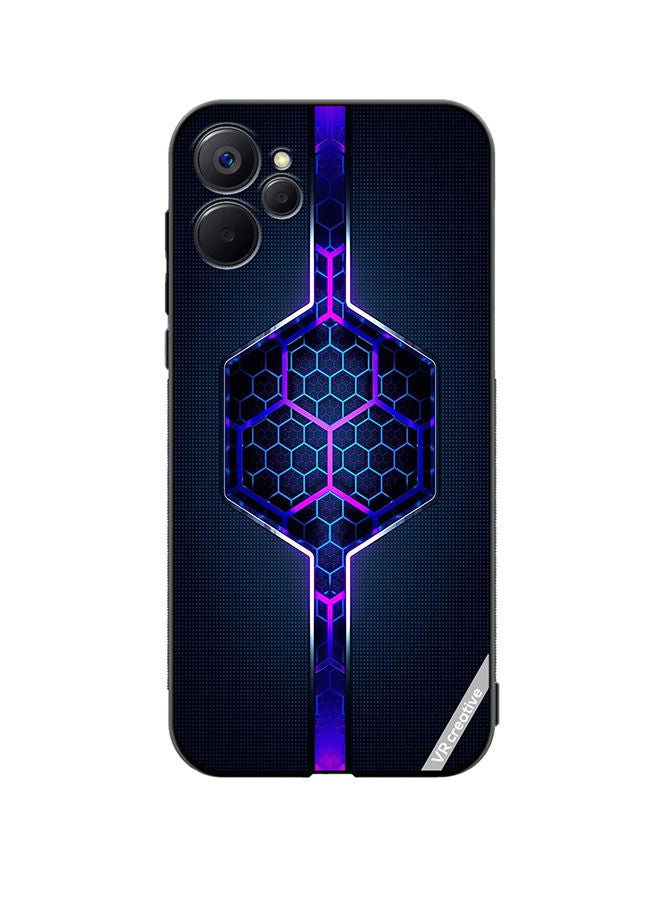 VR CREATIVE Protective Case Cover For Realme 9i 5G Abstract Design Multicolour - Image 1