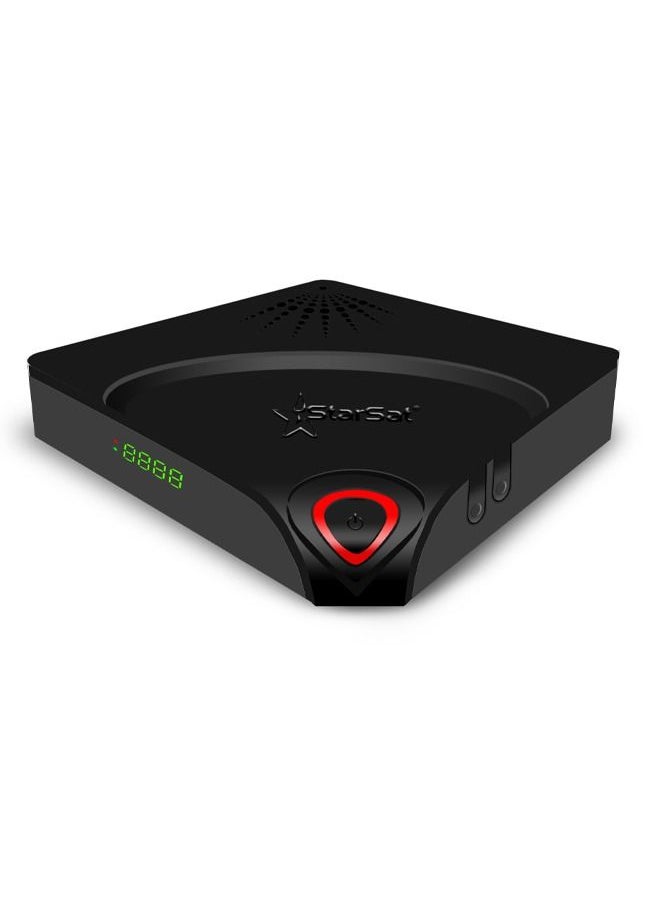 StarSat - StarSat SR-T44HD Black Full HD1080, 2xUSB, HDMI, 6000 Channels, EPG, MPEG4, Blind Scan, PVR, DVBS2, WiFi Supported (WiFi device not include) - Image 1