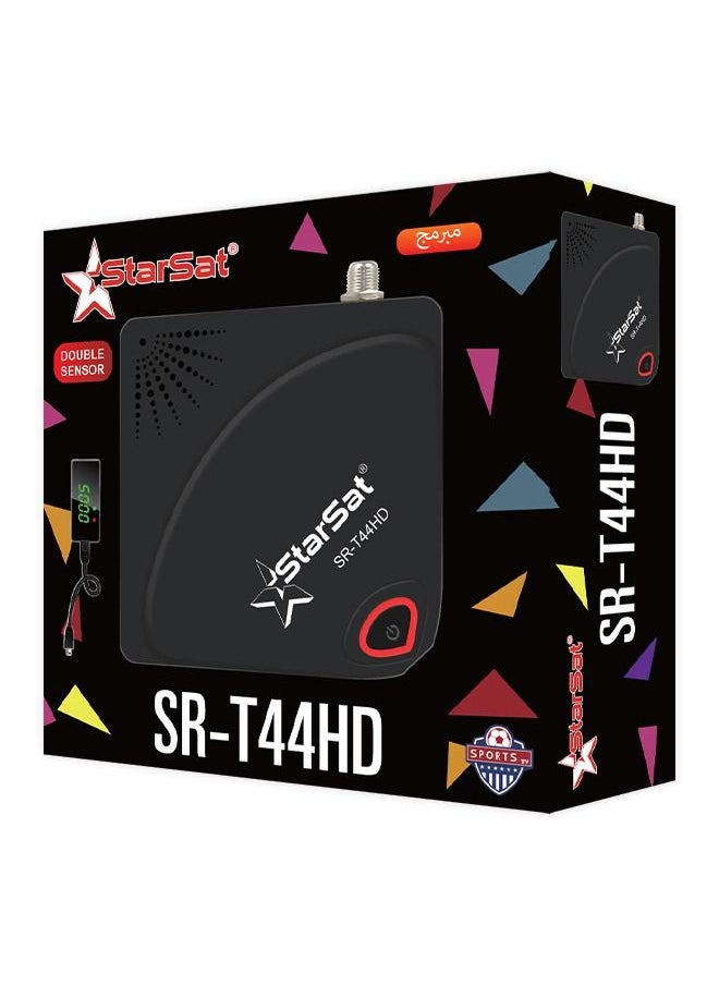 StarSat - StarSat SR-T44HD Black Full HD1080, 2xUSB, HDMI, 6000 Channels, EPG, MPEG4, Blind Scan, PVR, DVBS2, WiFi Supported (WiFi device not include) - Image 1