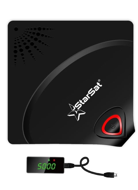 StarSat SR-T44HD Black Full HD1080, 2xUSB, HDMI, 6000 Channels, EPG, MPEG4, Blind Scan, PVR, DVBS2, WiFi Supported (WiFi device not include)
