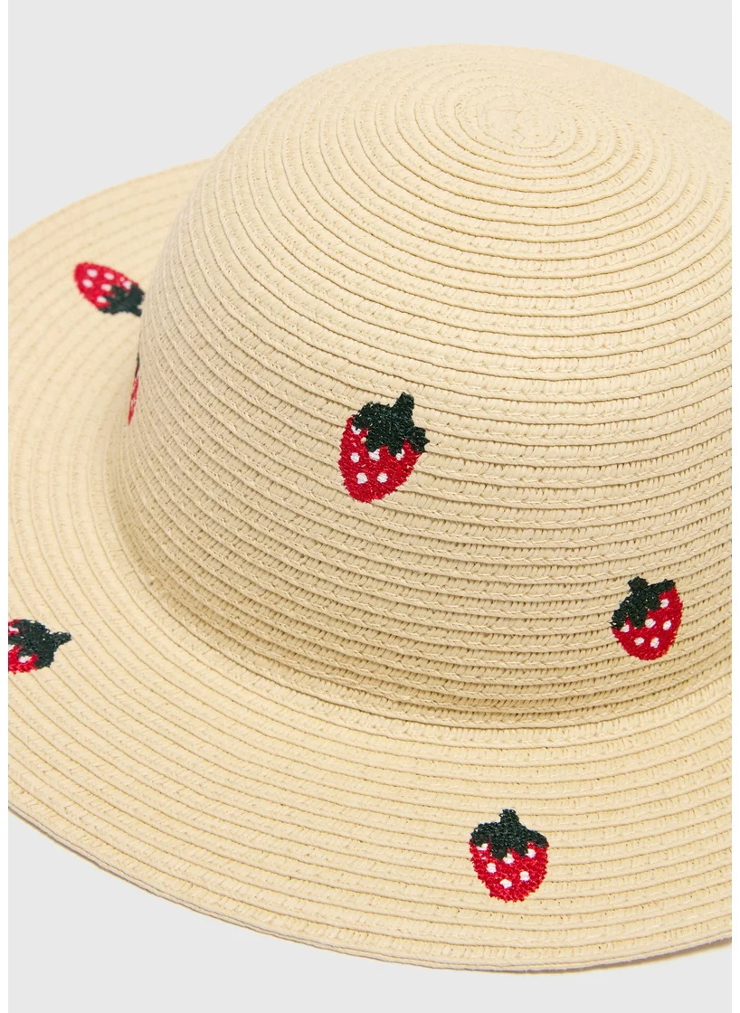 Matalan 2 Pack Girls Pink Butterfly Hat Set