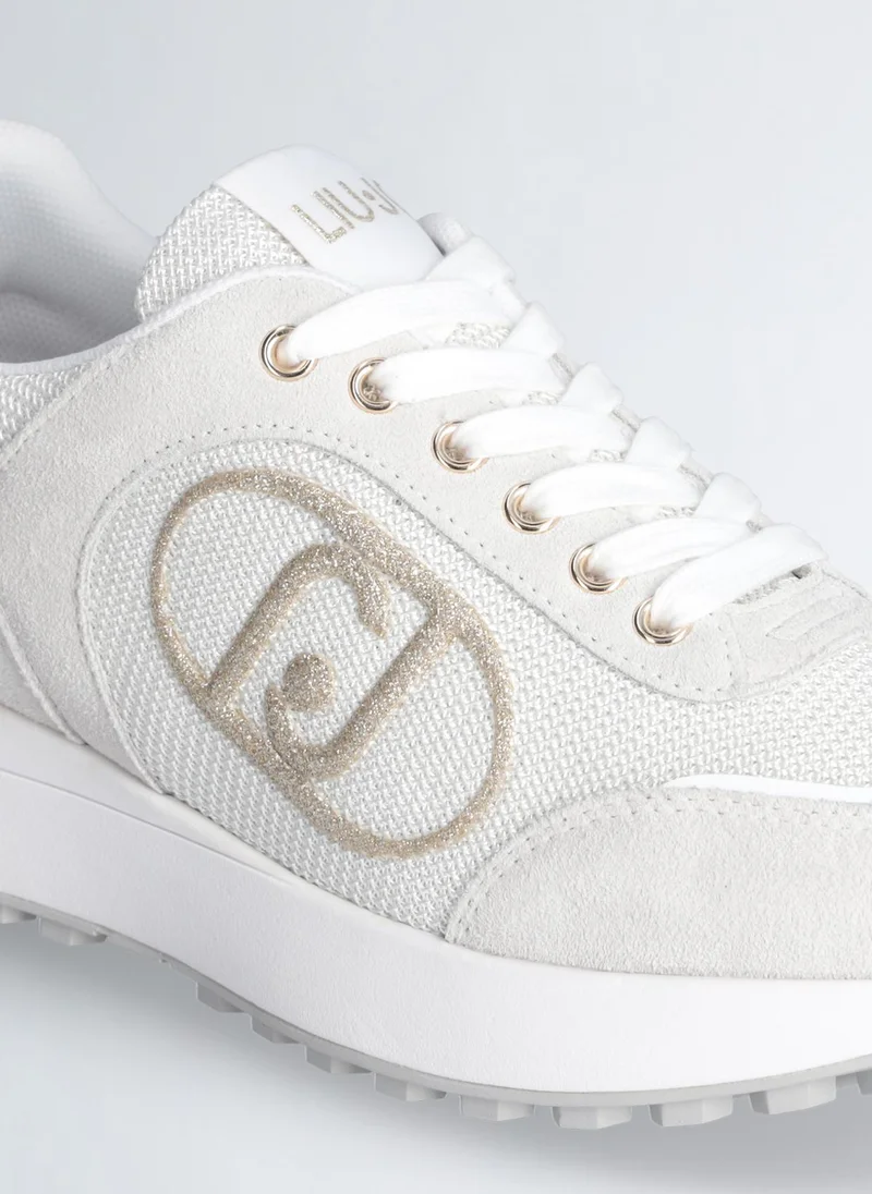 Liu Jo Sneakers in Suede and Brighty Mesh