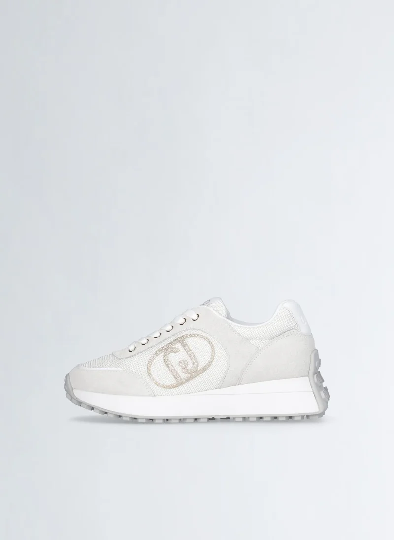 Liu Jo Sneakers in Suede and Brighty Mesh