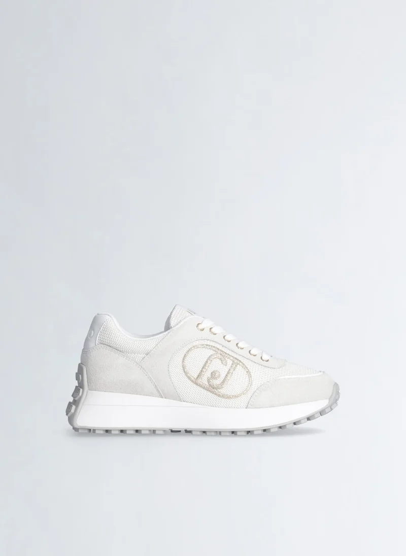 Liu Jo Sneakers in Suede and Brighty Mesh