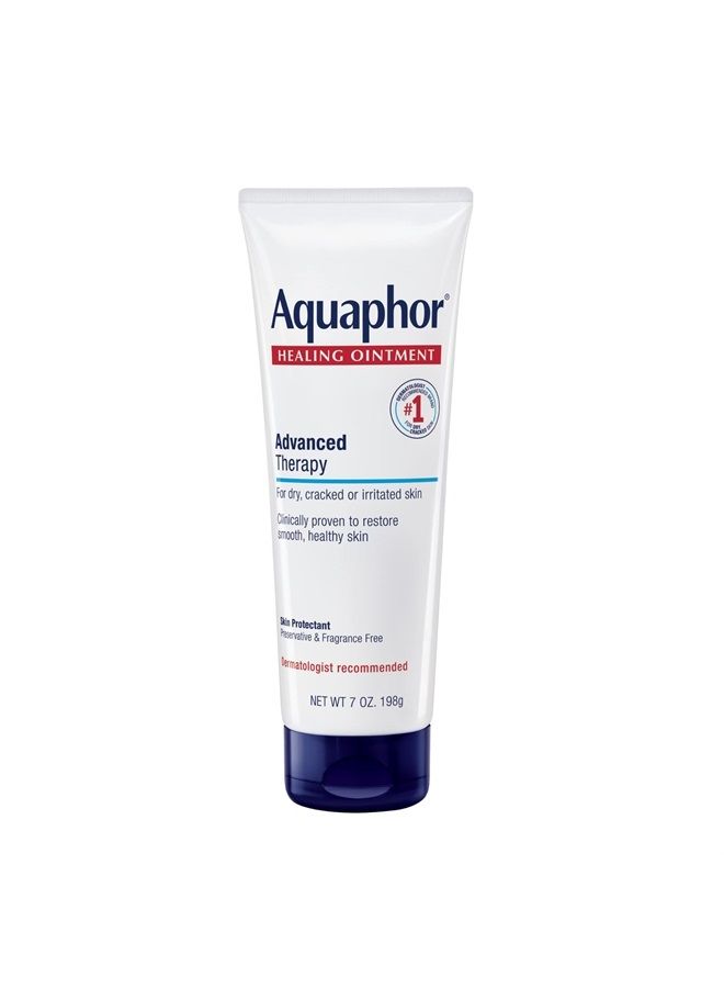 Aquaphor Healing Ointment - Dry Skin Moisturizer - Hands, Heels, Elbows, Lips - 7 oz. Tube - Image 1