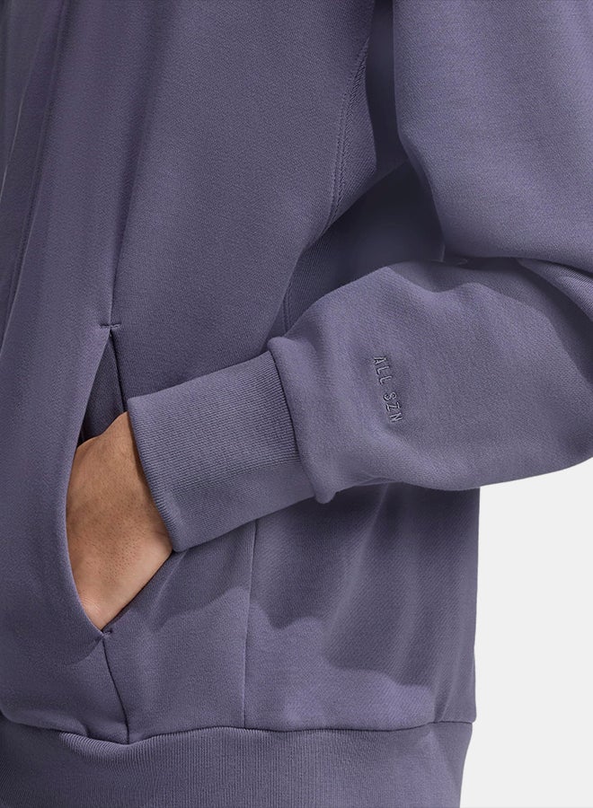 Adidas ALL SZN French Terry Full-Zip Hoodie - Image 5