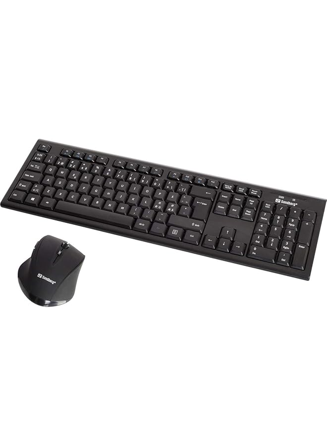 Sandberg Wireless Office Desktopset Nor Keyboard - Image 1