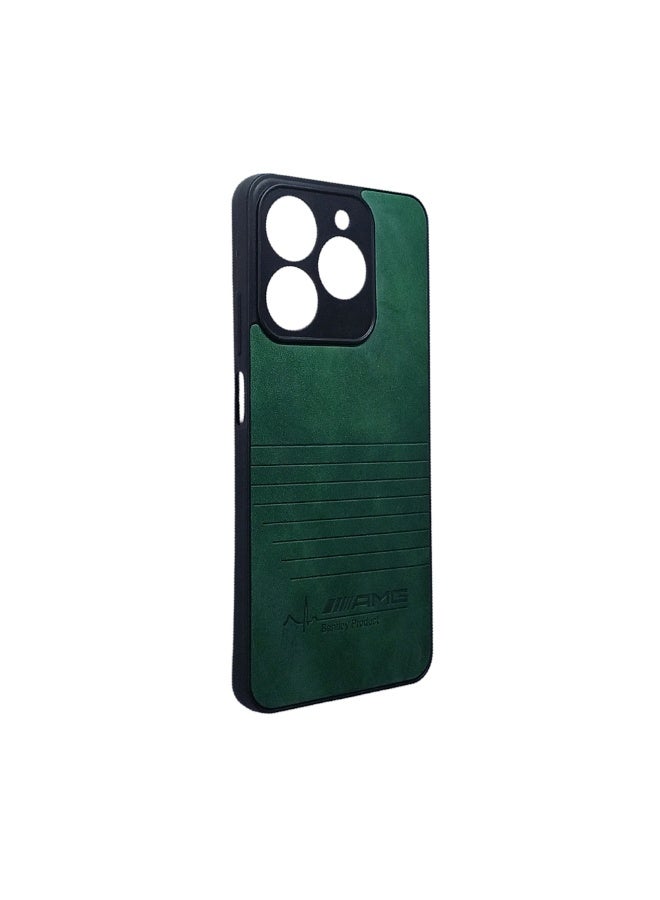 Phone Back Cover leather for Oppo Reno 11F green - Image 2