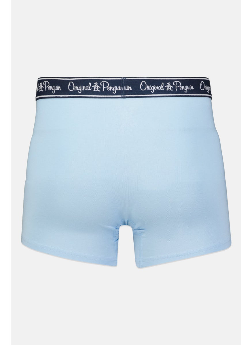 Original Penguin - Men 3 Pieces Brand Logo Boxer Briefs, Lilac/Purple/Light blue - Image 1
