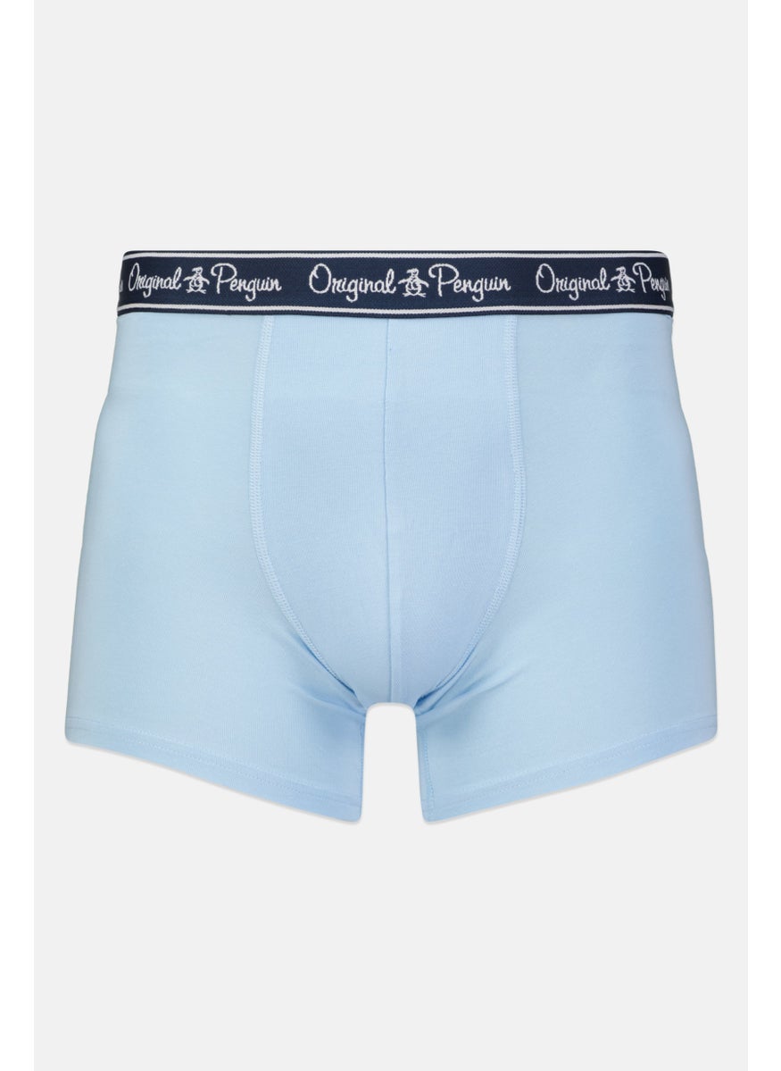 Original Penguin - Men 3 Pieces Brand Logo Boxer Briefs, Lilac/Purple/Light blue - Image 1