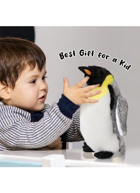 Penguin Plush Toy 10 Stuffed Animal Small Plushie Doll Soft Fluffy Like Real Penguin Hugging Toy  Present for Every Age  Occasion