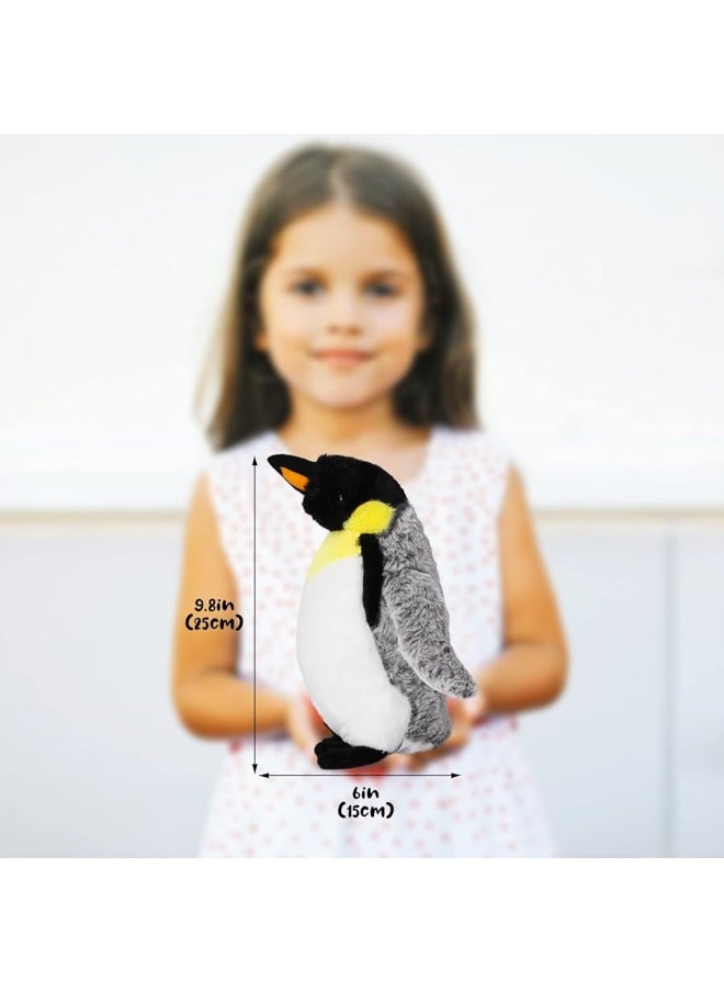 Penguin Plush Toy 10 Stuffed Animal Small Plushie Doll Soft Fluffy Like Real Penguin Hugging Toy  Present for Every Age  Occasion