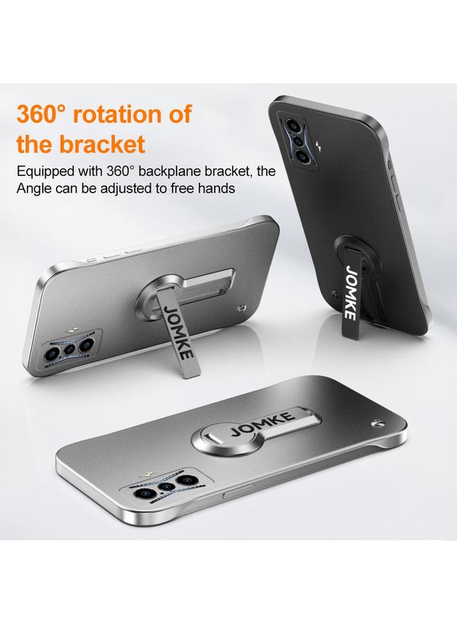 اس-توب جراب لهاتف Redmi K50 Gaming Baking Varnish 360 دوار بدون إطار جراب هاتف كمبيوتر شخصي - Image 3