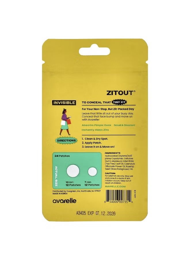 Avarelle, Zitout® Invisible , 24 Patches - Image 2
