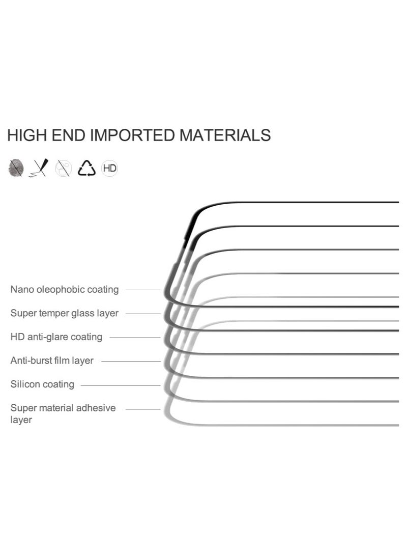 Nillkin CP+ PRO Anti-Explosion Glass Screen Protector, 0.33mm, 2.5D Designed For Apple iPhone 15 Pro Max - Black - Image 5