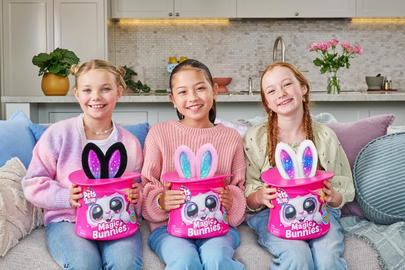 Pets Alive Magic Bunnies (Candy) by ZURU Electronic Plush Unboxing Surprise Interactive Magic Toy - Image 5