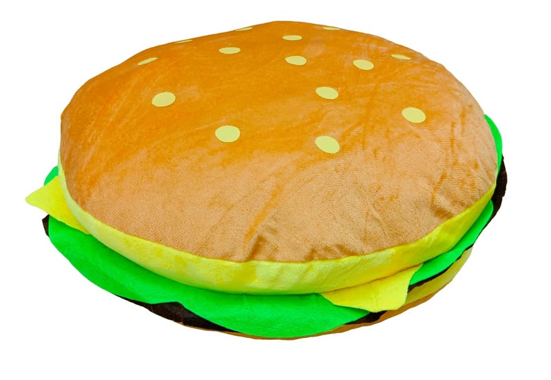 ONOTIC Burger Pillow Hamburger Plush Cheeseburger Pillow Stuffed Food Cushion Pillow for Kids - Image 1