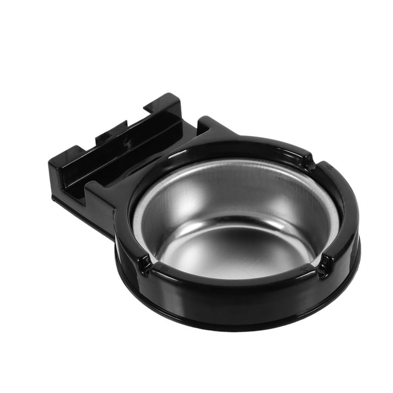 Black Wall Mounted Ashtray 13x10x3.5cm For Outdoor Bathroom Cigar - Image 2