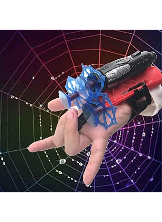 Web Shooters for Kids, Ejection Cool Wristlet Launcher Equipment Glove Toy, Kids Plastic Cosplay Glove Launcher Wrist Toy Set… (2pcs Bracer) - Image 3