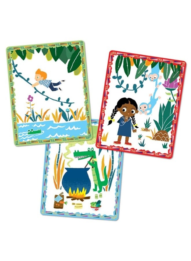 eeBoo: Create a Story Cards, Tell Me a Story, Volcano Island, 36 Cards Included in The Set, Encourages Imagination, Creativity and Story-Telling, for Ages 3 and up - Image 5