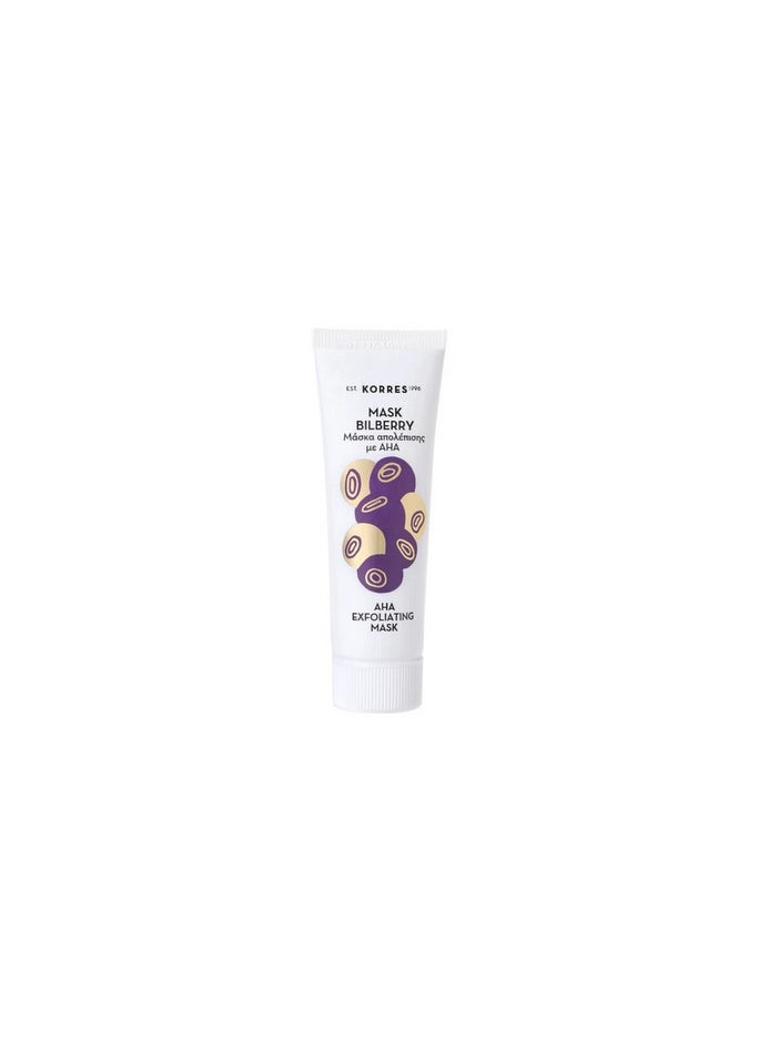 Korres Bilberry AHA Mask intensive peeling mask 18ml