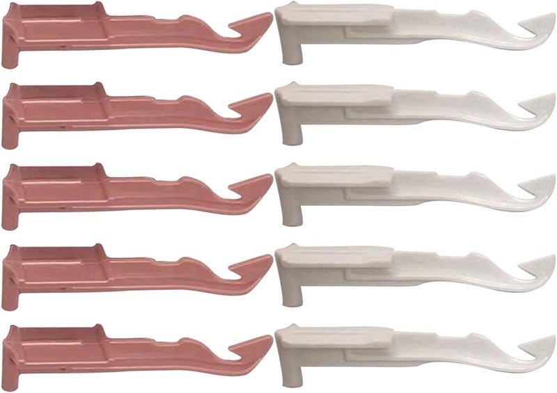 klarako 10x Knitting Hooks 48-Needle Knitting Machine Accessories Yarn Threader DIY Hand Weaving Knitting Loom Replace Parts Crochet Components - Image 4