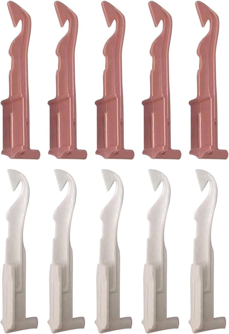 klarako 10x Knitting Hooks 48-Needle Knitting Machine Accessories Yarn Threader DIY Hand Weaving Knitting Loom Replace Parts Crochet Components - Image 2