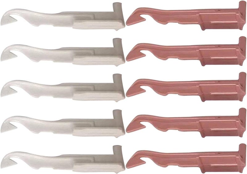 klarako 10x Knitting Hooks 48-Needle Knitting Machine Accessories Yarn Threader DIY Hand Weaving Knitting Loom Replace Parts Crochet Components - Image 1