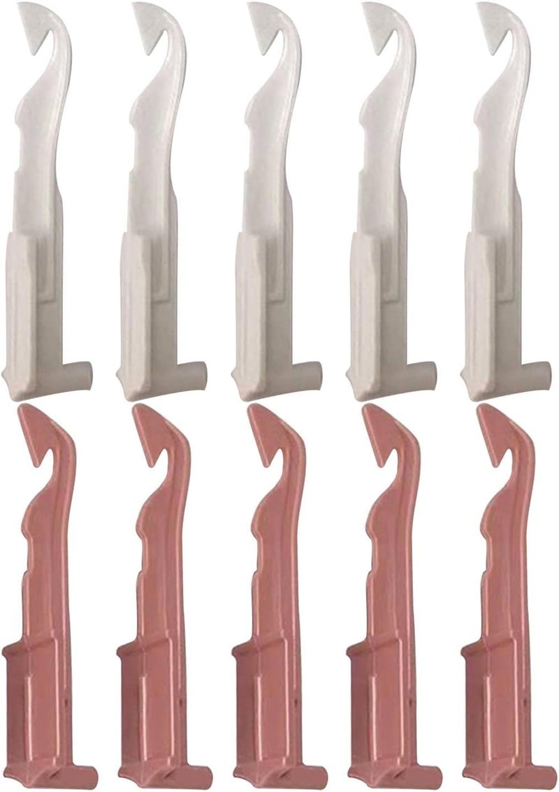 klarako 10x Knitting Hooks 48-Needle Knitting Machine Accessories Yarn Threader DIY Hand Weaving Knitting Loom Replace Parts Crochet Components - Image 3