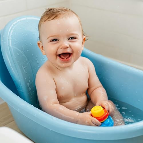Valajogi Portable Foldable Adult Bathtub for Home, Large Plastic Soaking Tub with Drain Pipe, Freestanding Spa Bath Tub for Hot & Cold Bath, Balcony & Small Bathroom Use (Panda) - Image 4