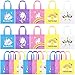 MIMIND 24 Pieces Rainbow Gift Bags NonWoven Party Bags Unicorn Goodie Treat Candy Bags Reusable Party Favor Bags for Baby Shower Birthday Rainbow Party Supplies 78 x 78 Inches - Image 3
