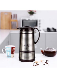 BLACKSTONE Vacuum Flask Insulated Stainless Steel Thermal Leak Proof Vacuum Coffee Carafe 1.0Ltr  - Image 2