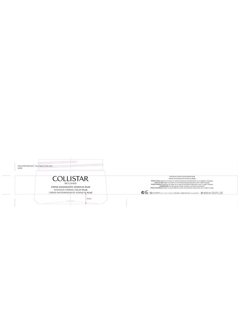 COLLISTAR Collistar Intensive Firming Cream 400ml  - Image 3