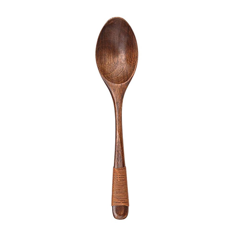 Small wooden spoon made of nanmu wood, Japanese style, wooden spoon, soup spoon, household honey stirring spoon, small wooden spoon - Image 4