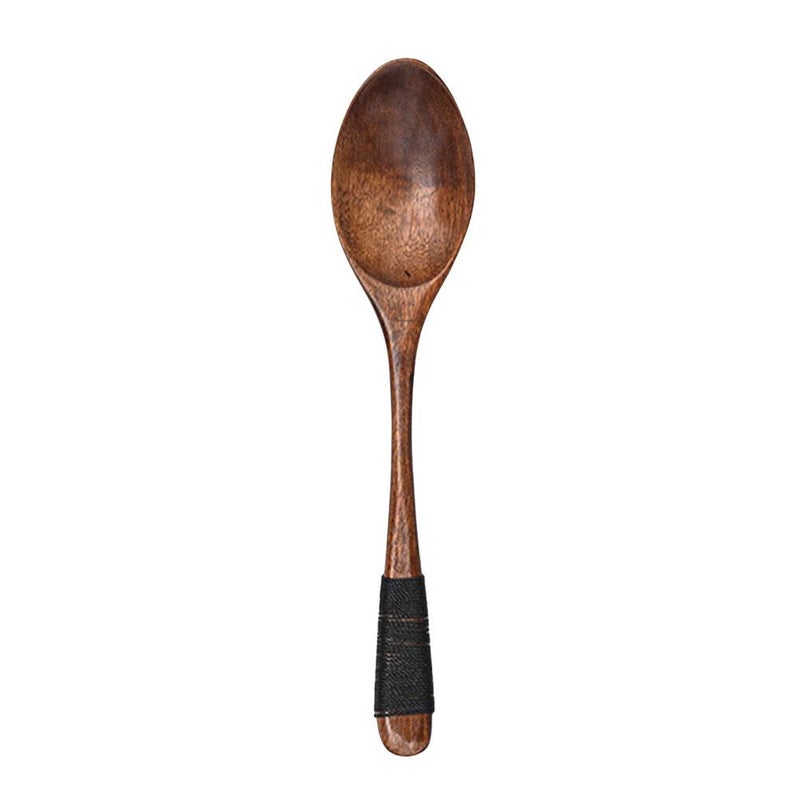 Small wooden spoon made of nanmu wood, Japanese style, wooden spoon, soup spoon, household honey stirring spoon, small wooden spoon - Image 3