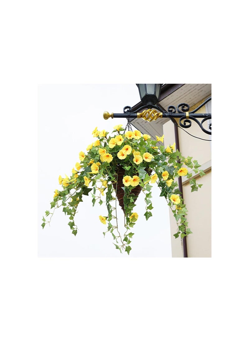 Generic - Uv Simulation Artificial Flower, Artificial Petunias for Outdoors, Artificial Petunias for Outdoors Uv Resistant, Petunias Artificial Flowers Realistic Home Decor Garden Plants (3, White) - Image 1
