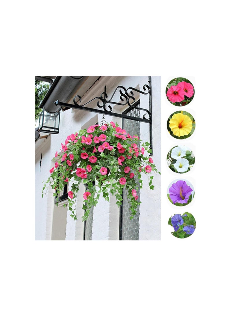 Generic - Uv Simulation Artificial Flower, Artificial Petunias for Outdoors, Artificial Petunias for Outdoors Uv Resistant, Petunias Artificial Flowers Realistic Home Decor Garden Plants (3, White) - Image 1