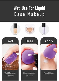 TRENZ Makeup Sponge for Seamless Blending, ideal for flawless coverage, face powder sponge, foundation sponge, makeup sponge, powder puff, face sponge, makeup sponges, small beauty blender, sponge, makeup essentials,  - Image 3