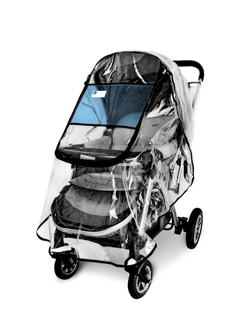 DOOKOO Stroller Rain Cover,Universal Stroller Accessory,Waterproof, Windproof Protection,Protect from Dust Snow,Baby Travel Weather Shield  - Image 1